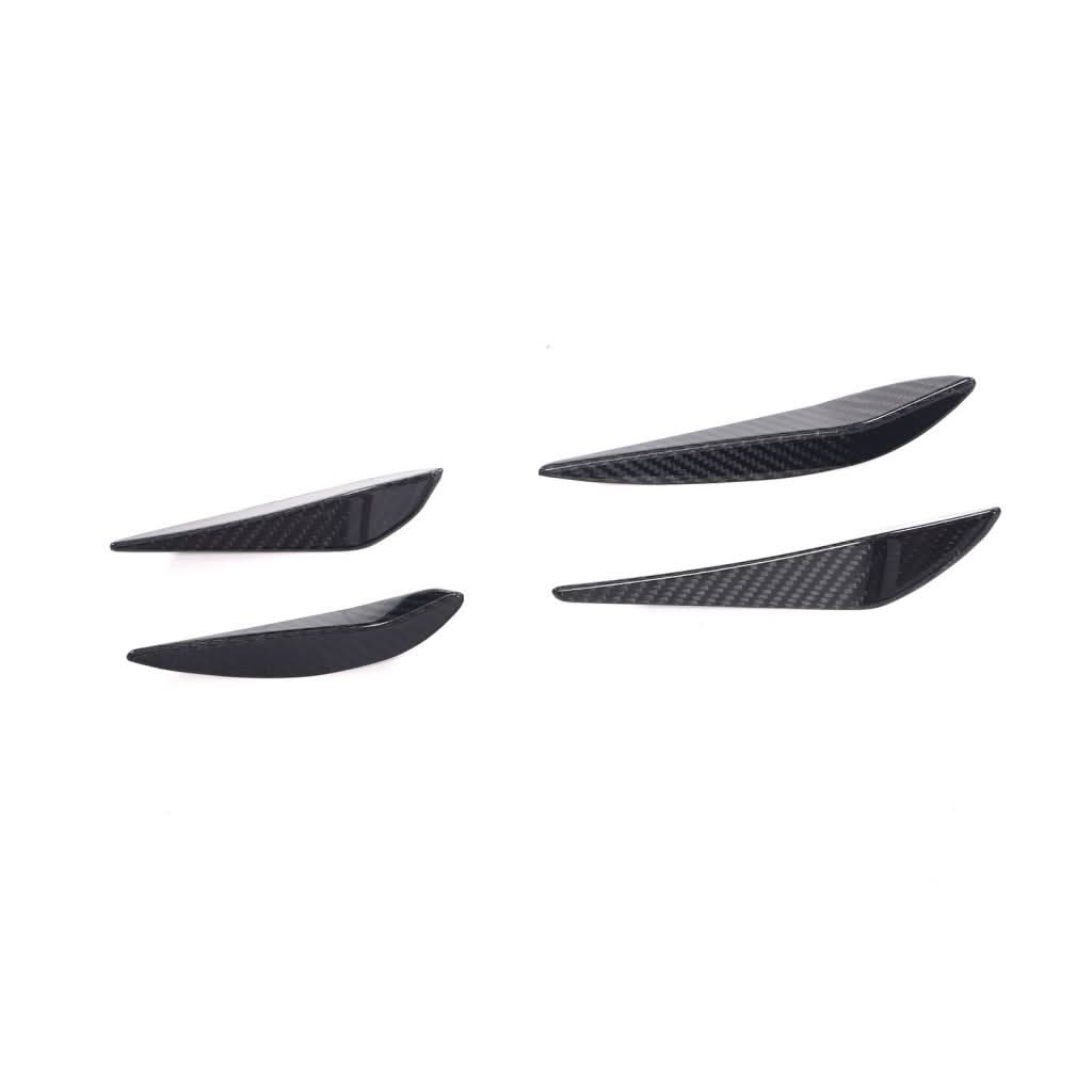 Dry Carbon Fiber Front Bumper Canards (3-Piece Set) – BMW G80 M3 & G82 G83 M4 Competition (2021–Present)