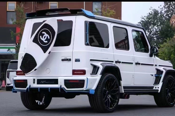 2019-2025 Mercedes Benz G-Class W464 | W465 G-Wagon BR Style Rear Roof Spoiler | Fit G500,G550,G63 AMG