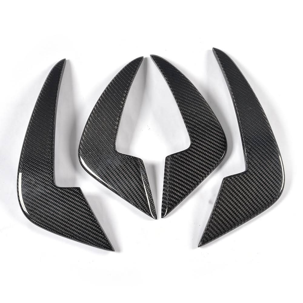 Carbon Fiber Front Bumper Fins – BMW M2 F87 & M2 Competition (2016-2020) – Gloss Carbon Aero Accents