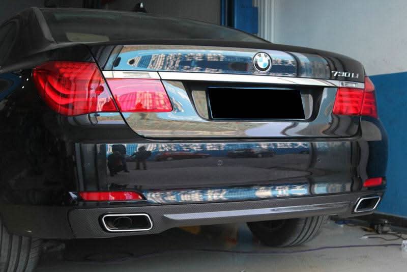 2009-2014 BMW 7 Series F01 OEM Style Carbon Fiber Rear Lip