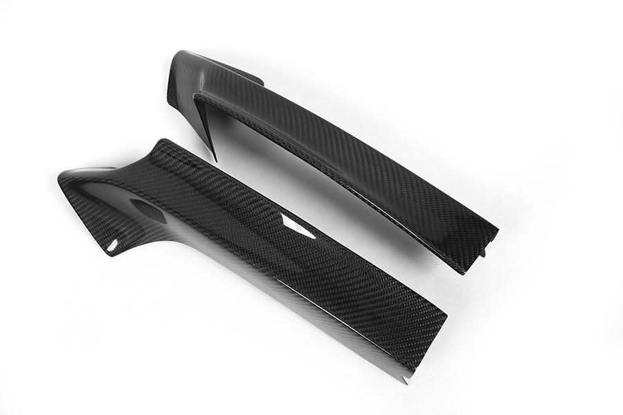 Carbon Fiber Front Bumper Canards – BMW 2 Series F22 M Sport / M Tech (2014-2019) – Gloss Carbon Canards