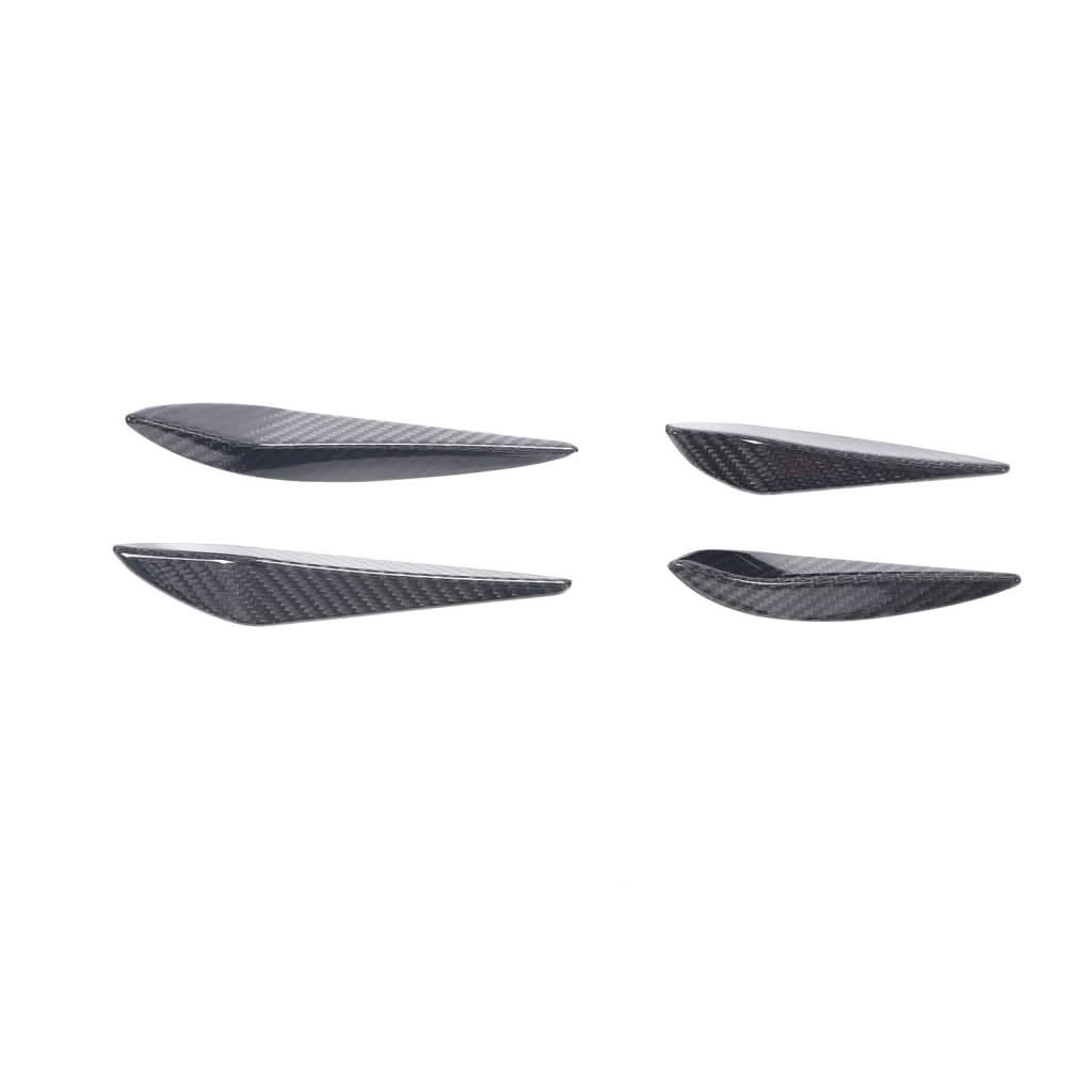 Dry Carbon Fiber Front Bumper Canards (3-Piece Set) – BMW G80 M3 & G82 G83 M4 Competition (2021–Present)