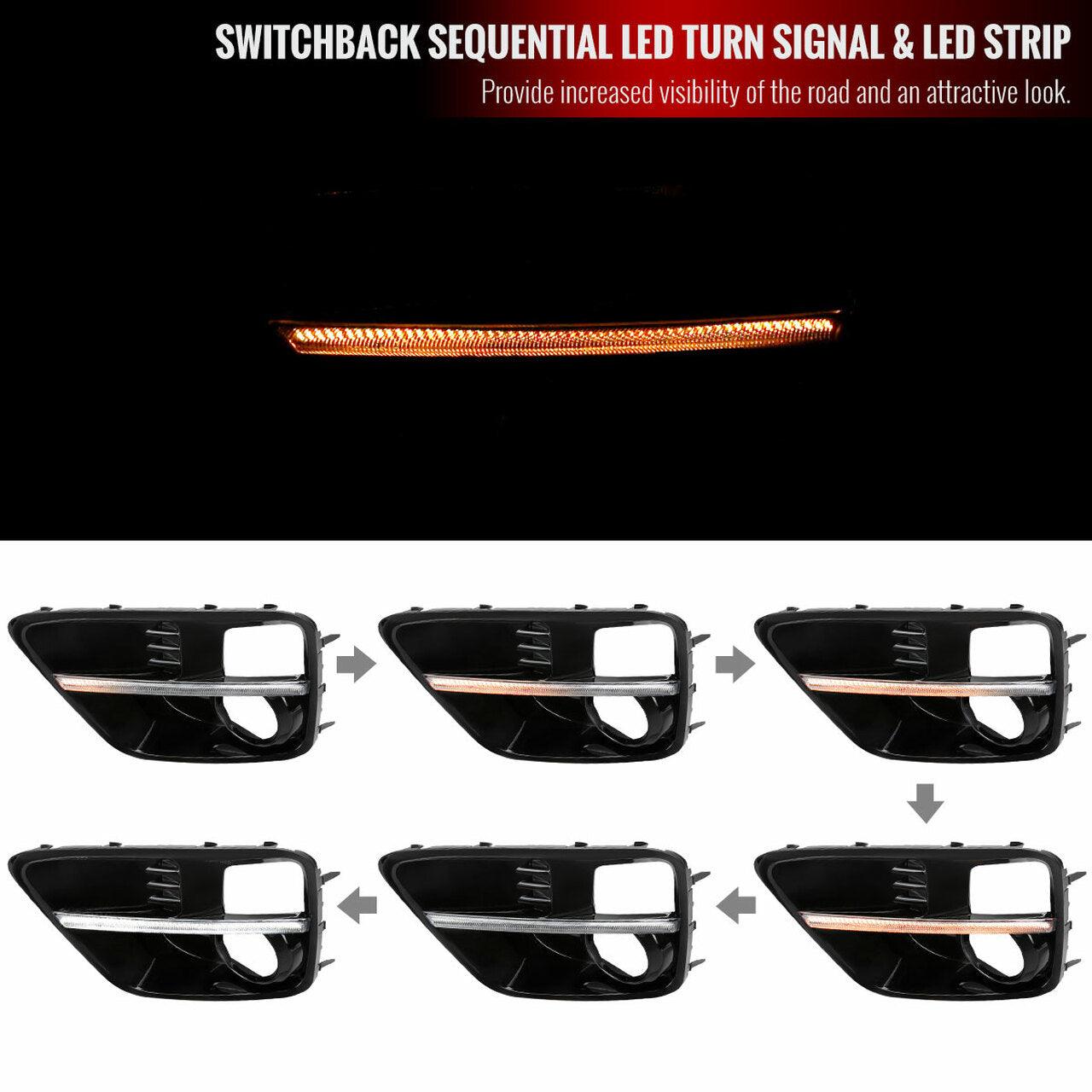 Spec-D LED Fog Lights Subaru WRX & STi (2015-2021) Sequential Switchback Turn Signal
