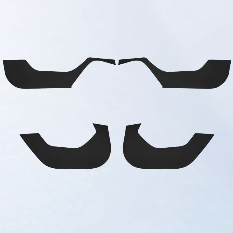 Leather Anti-kick Mat Sticker Interior Anti-Dirt Protector for Tesla Model 3 (4PCS)