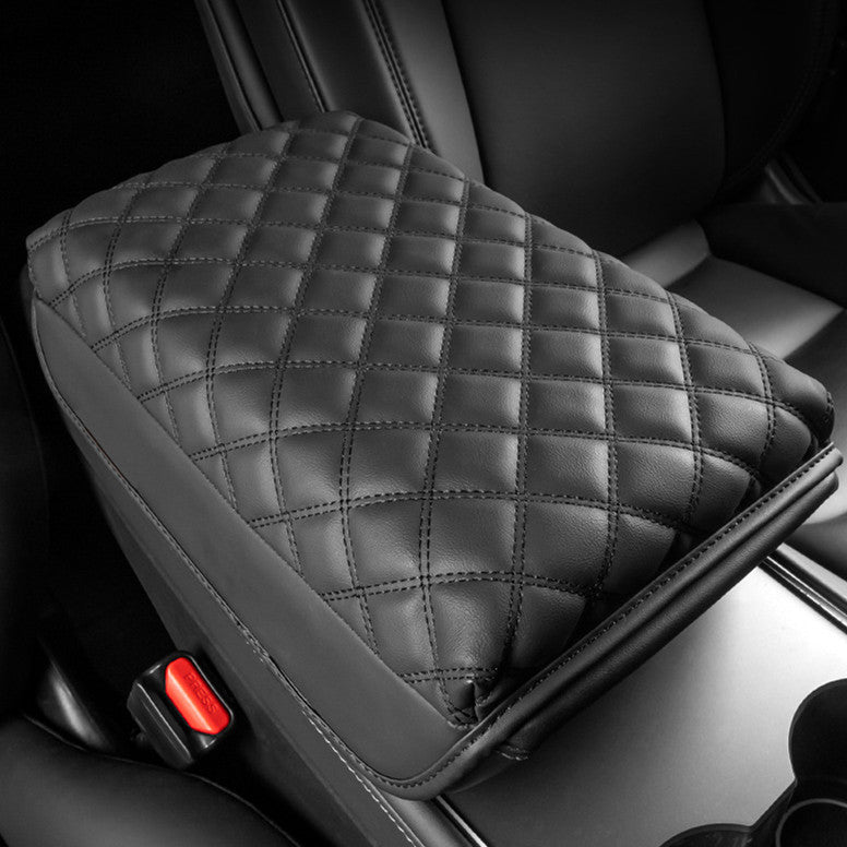 Leather Armrest Cover for Tesla Model 3 Highland / Model Y Juniper