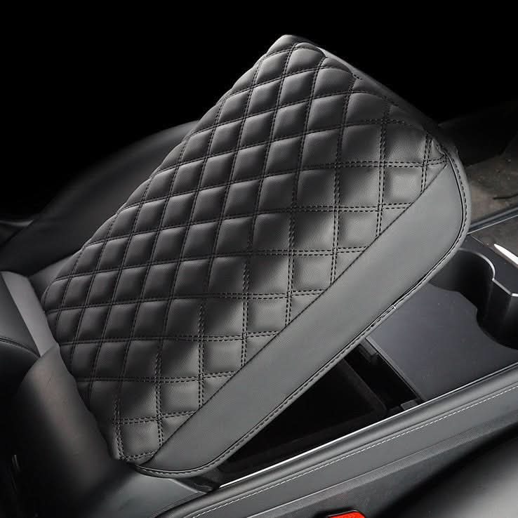 Leather Armrest Cover for Tesla Model 3 Highland / Model Y Juniper