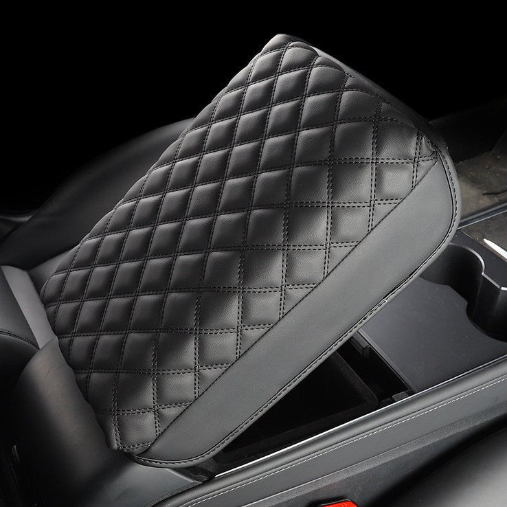 Leather Armrest Cover for Tesla Model 3 Highland / Model Y Juniper