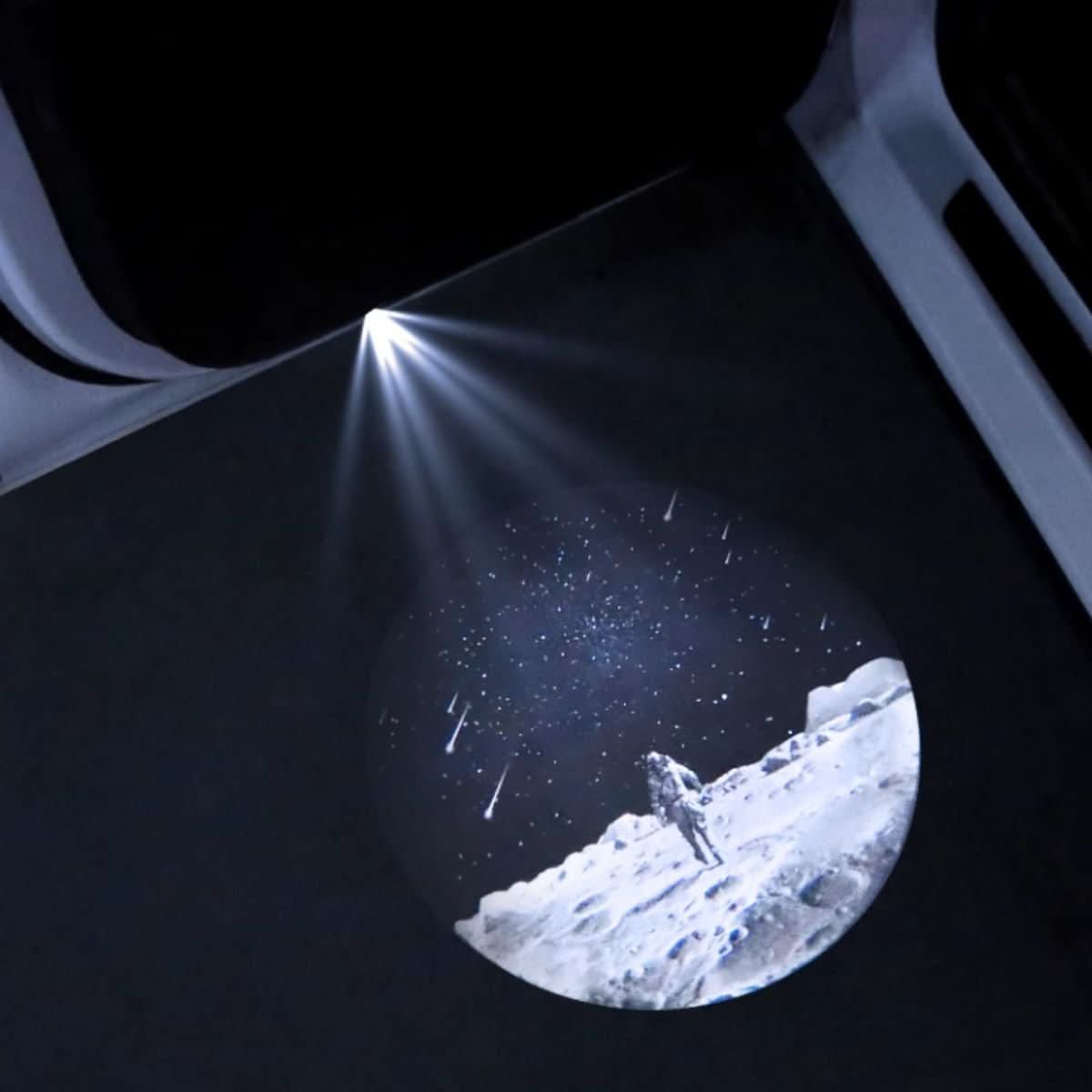 LED Courtesy Door Projector Puddle Lights for Tesla Model 3 / Y