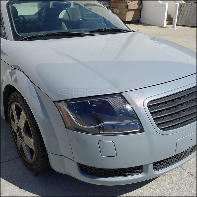 Spec-D Projector Headlights Audi TT (99-06) LED Strip - Black / Smoke / Chrome