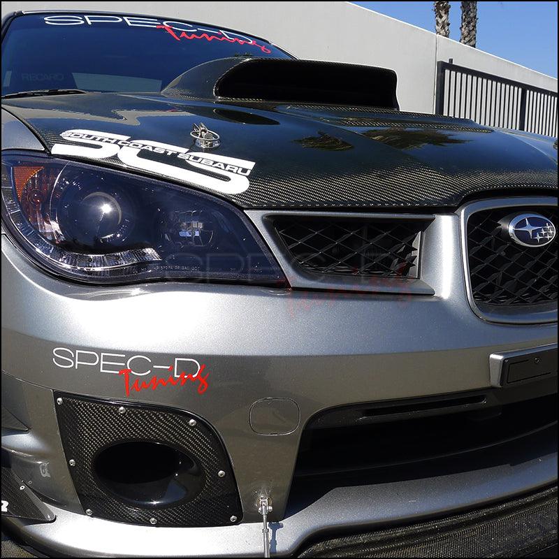 Spec-D Projector Headlights Subaru WRX & STi (06-07) w/ Dual LED Halo - Black or Chrome