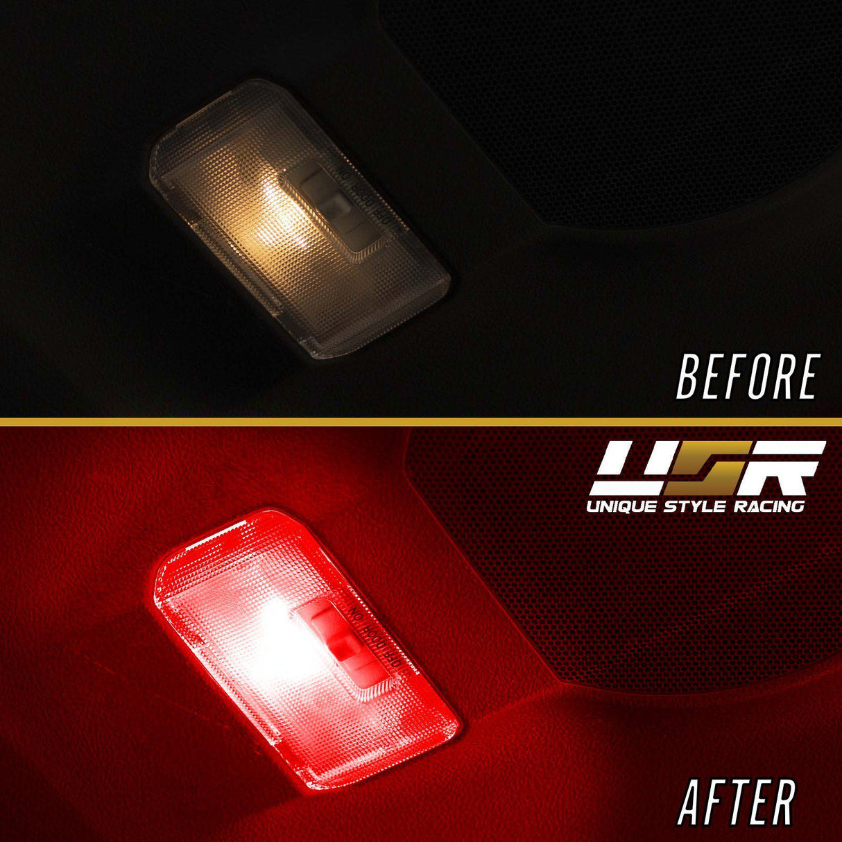 Led Interior Light - Uni A X1 + R04 X6 + R31 X2 = 9pcs - Red For 2010-2021 Toyota 4runner