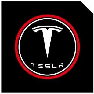 LED Logo Tesla Puddle Lights for Model 3/Y/S/X | TESERY