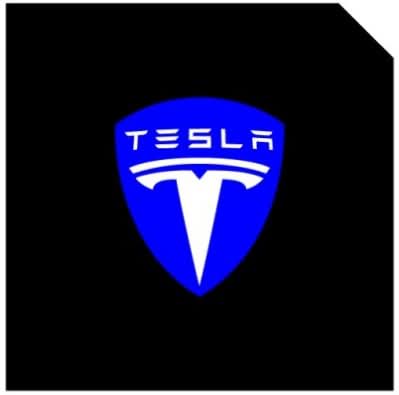LED Logo Tesla Puddle Lights for Model 3/Y/S/X | TESERY