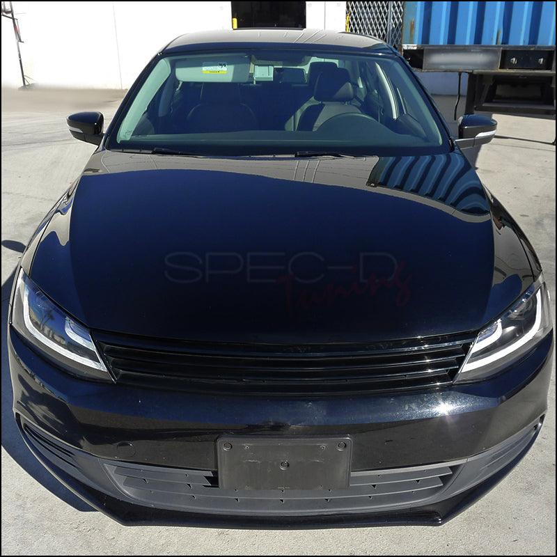 Spec-D Projector Headlights VW Jetta MK6 (2011-2018) w/ LED DRL Black or Chrome