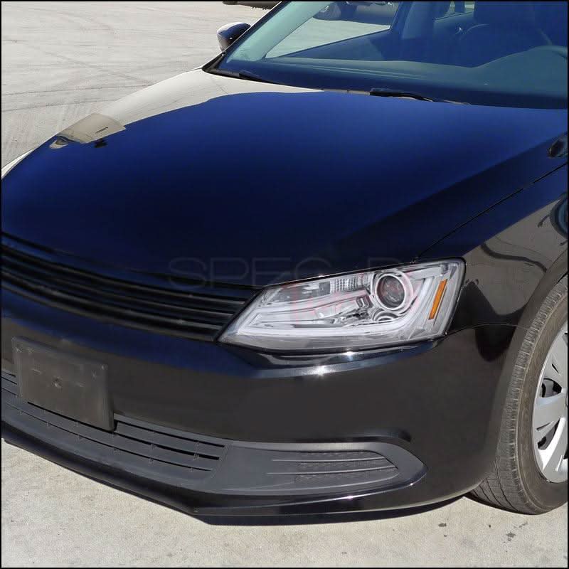 Spec-D Projector Headlights VW Jetta MK6 (2011-2018) w/ LED DRL Black or Chrome