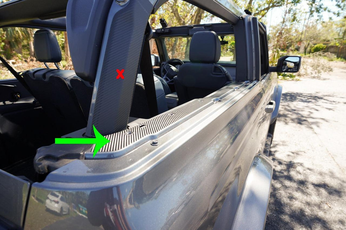 Ledge Protection - 2021+ Bronco 2/4 Door