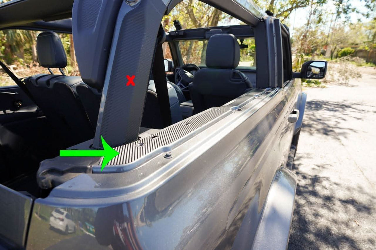 Ledge Protection - 2021+ Bronco 2/4 Door