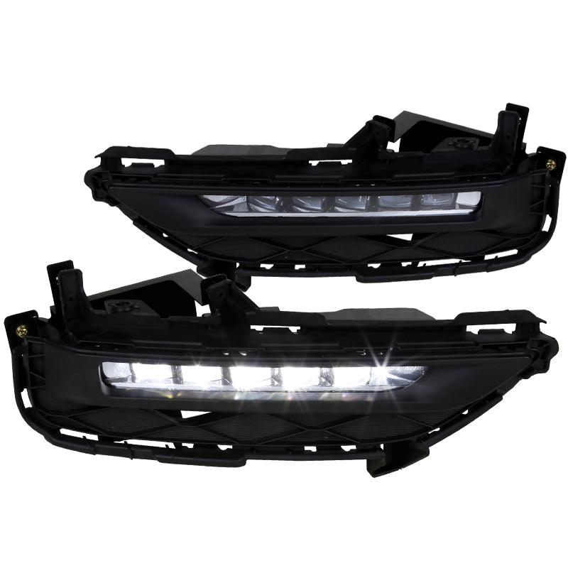 Spec-D OEM Fog Lights Honda Accord Coupe (2016-2017) Clear LED