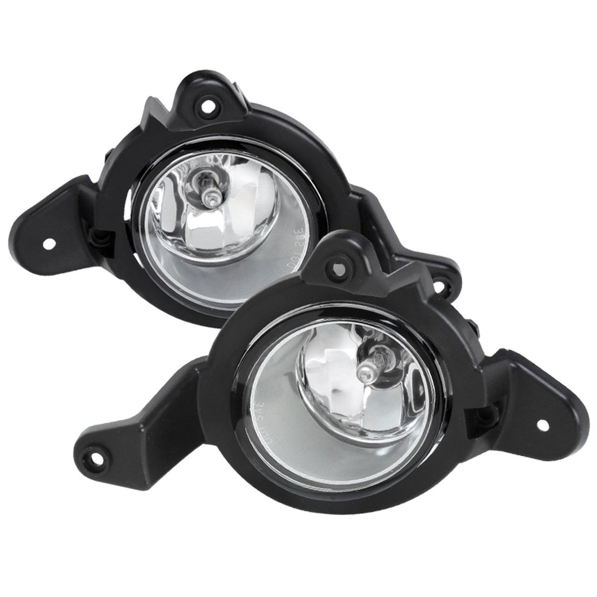 Spec-D OEM Fog Lights Toyota C-HR (2017-2019) Chrome Housing - Clear Lens