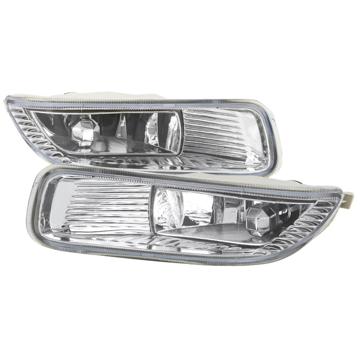 Spec-D OEM Fog Lights Toyota Corolla (2003-2004) Chrome Housing - Clear Lens