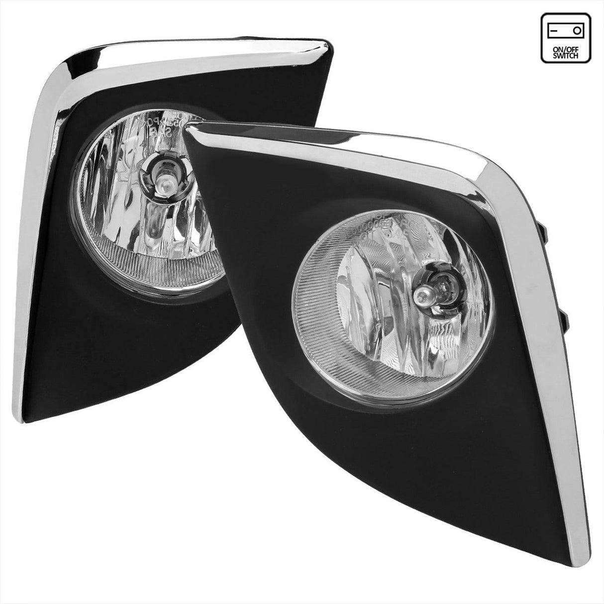 Spec-D OEM Fog Lights Toyota Corolla (2014-2016) Chrome Housing - Clear Lens