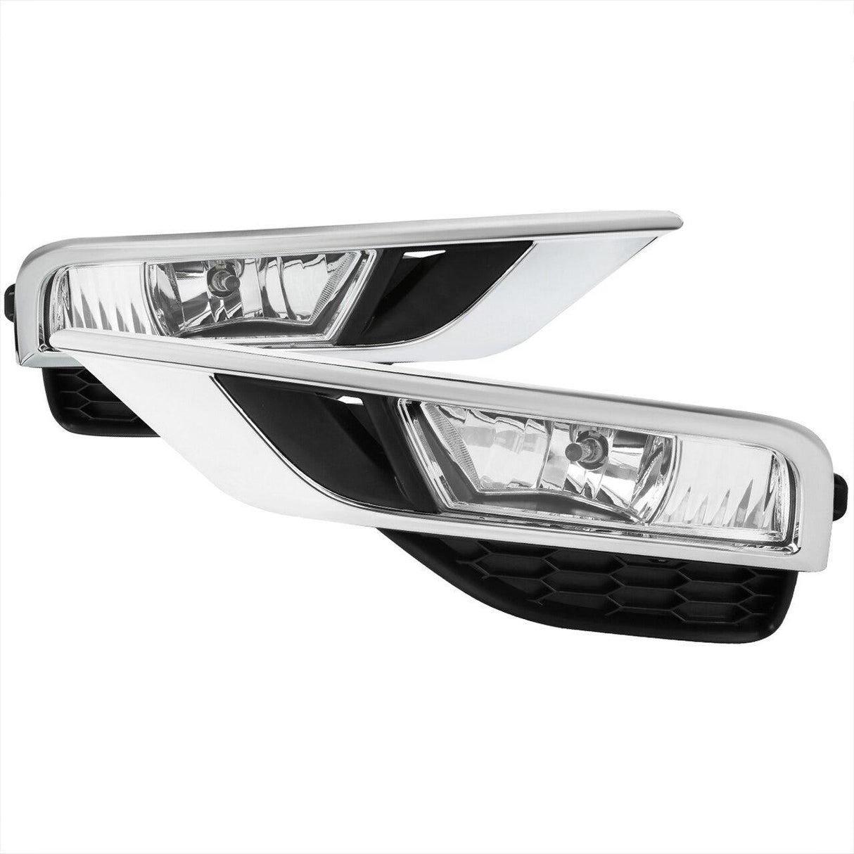 Spec-D OEM Fog Lights Honda CRV (2015-2016) Chrome Housing -  Clear Lens