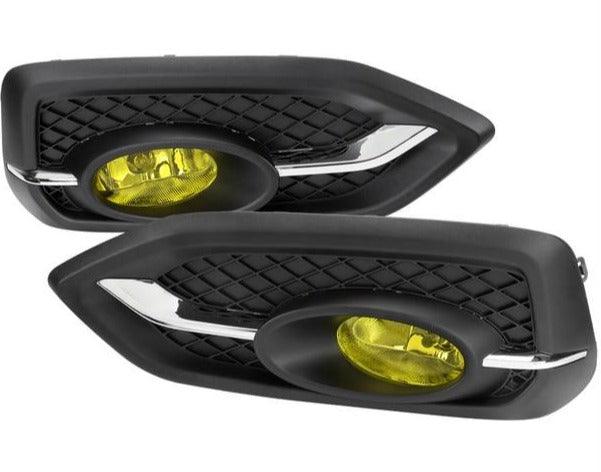 Spec-D OEM Fog Lights Honda Civic Coupe (14-15) Chrome Housing / Clear or  Yellow  Lens