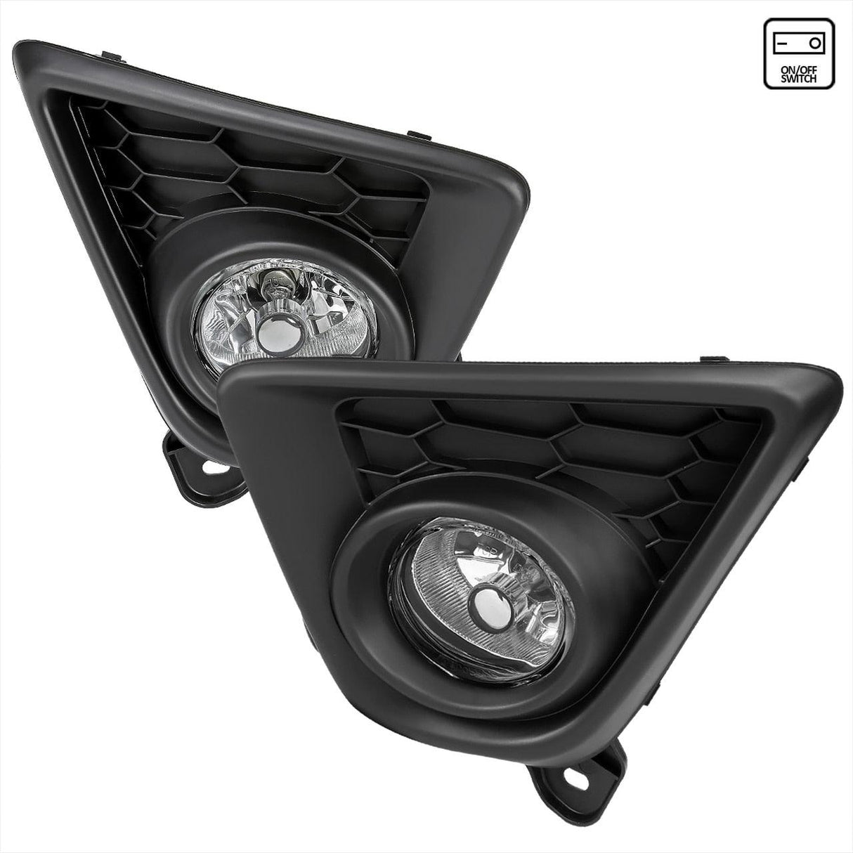 Spec-D OEM Fog Lights Mazda CX-5 (2013-2016) Chrome Housing - Clear Lens