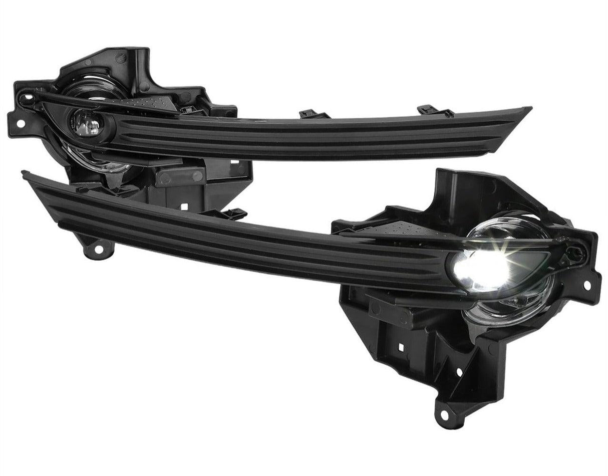 Spec-D SMD LED Fog Lights Mazda CX-5 (2017-2019) Chrome Housing - Clear Lens