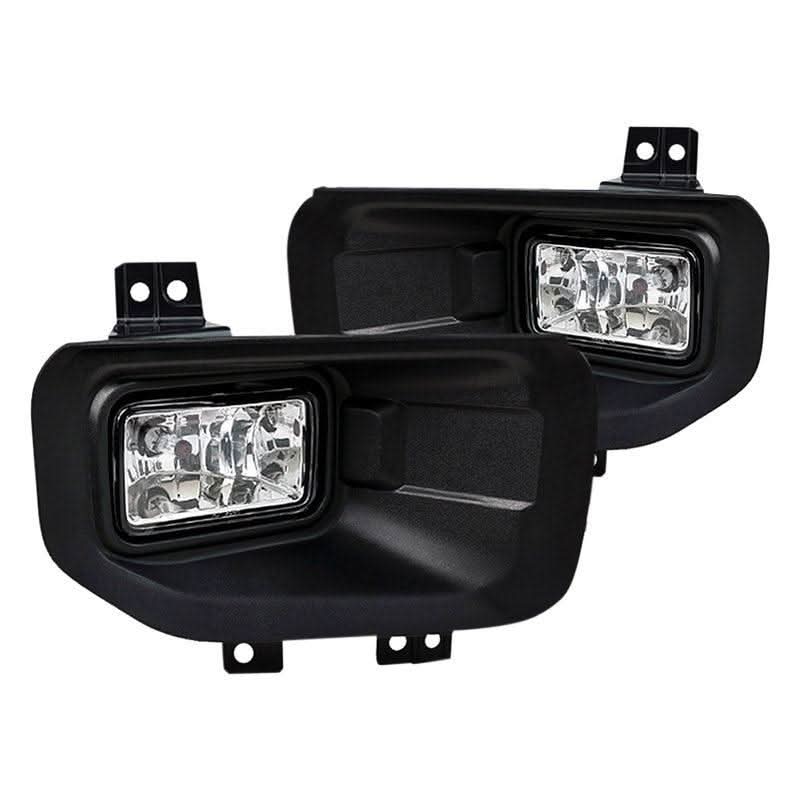 Spec-D Fog Lights Ford F150 (2015-2017) Chrome Housing / Clear Lens - LED or OEM Lights