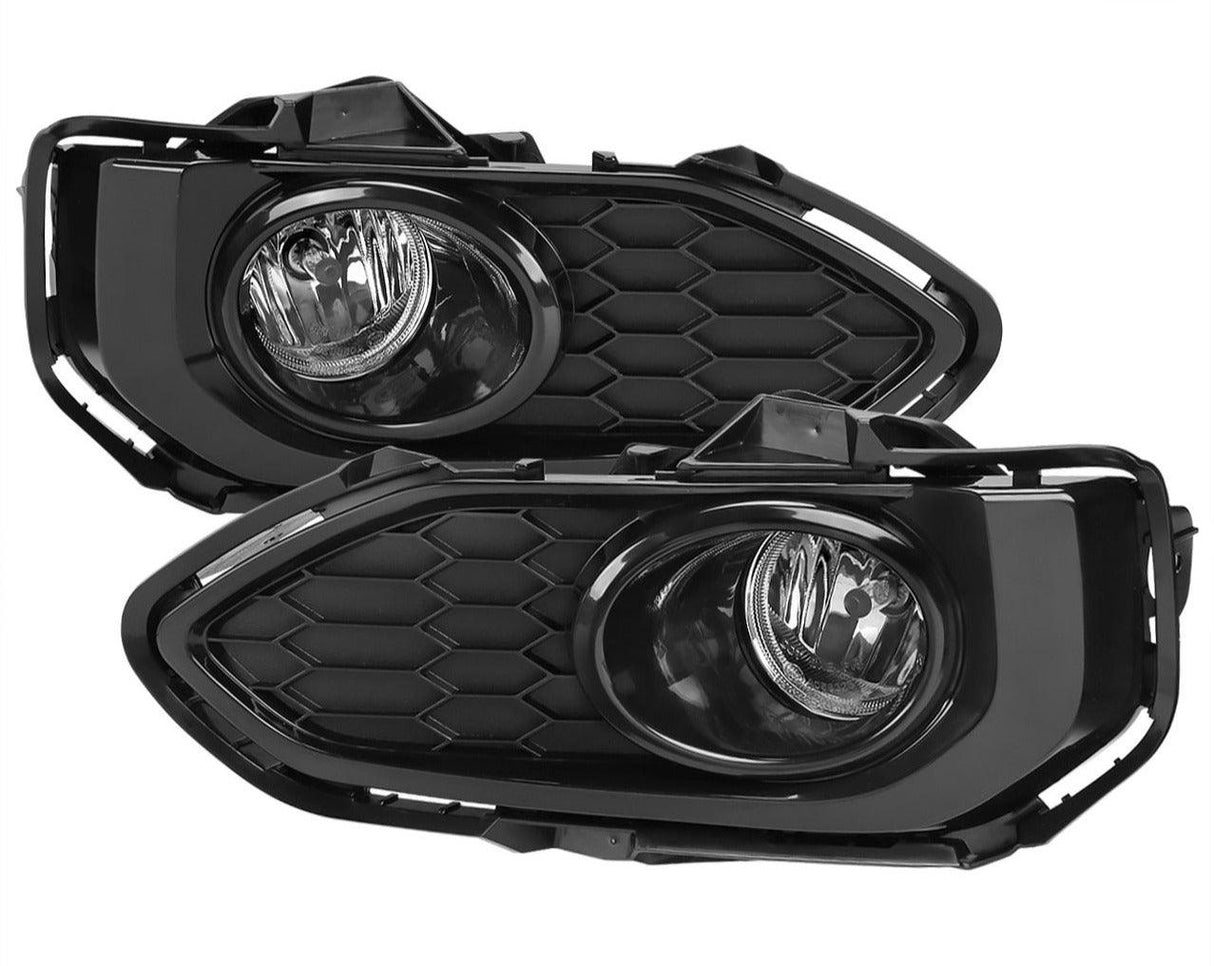 Spec-D OEM Fog Lights Honda Fit (2018-2020) Chrome Housing - Clear Lens