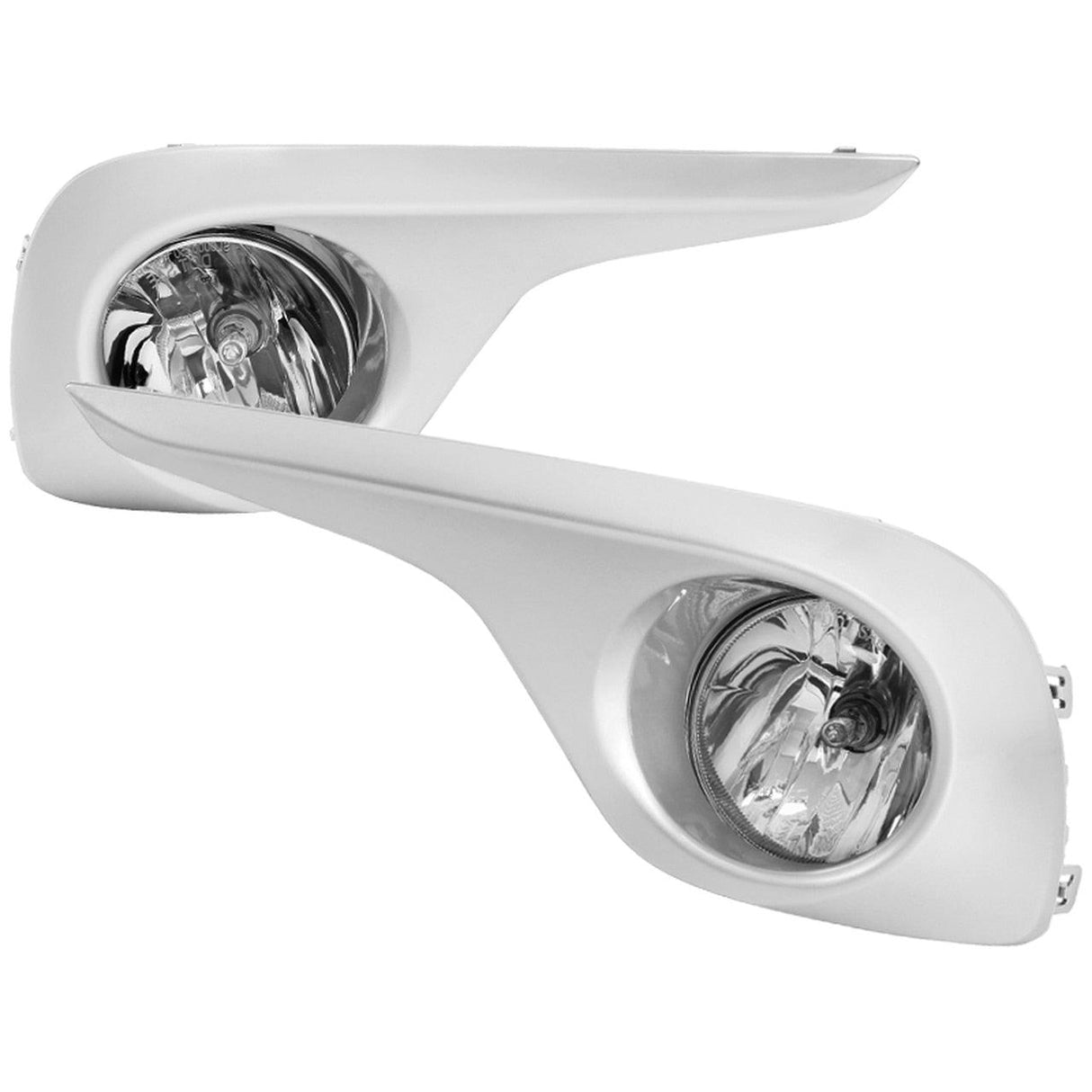 Spec-D Fog Lights Toyota Highlander (11-13) Chrome Housing / Clear Lens - OEM or LED Projectors