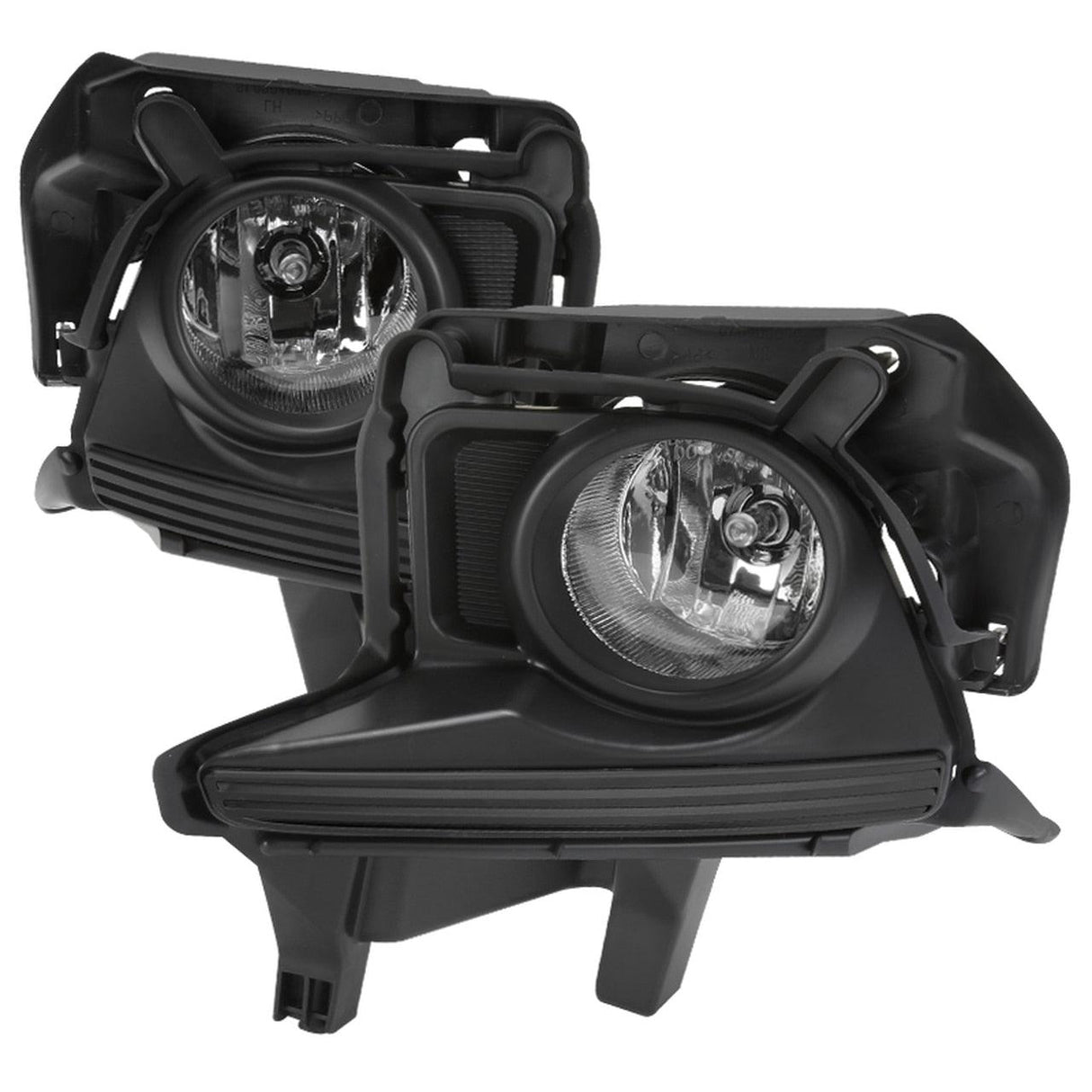 Spec-D OEM Fog Lights Toyota Highlander (14-16) Chrome Housing / Clear Lens - w/ or w/o LED Light Strip