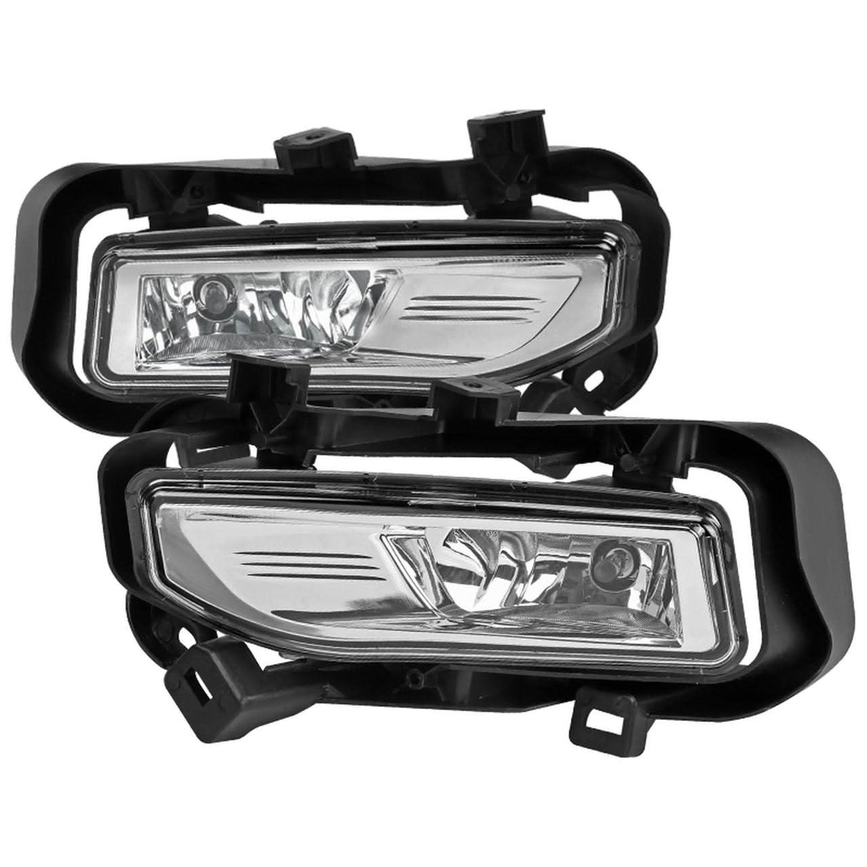 Spec-D OEM Fog Lights Nissan Kicks (2018-2019) Chrome Housing - Clear Lens