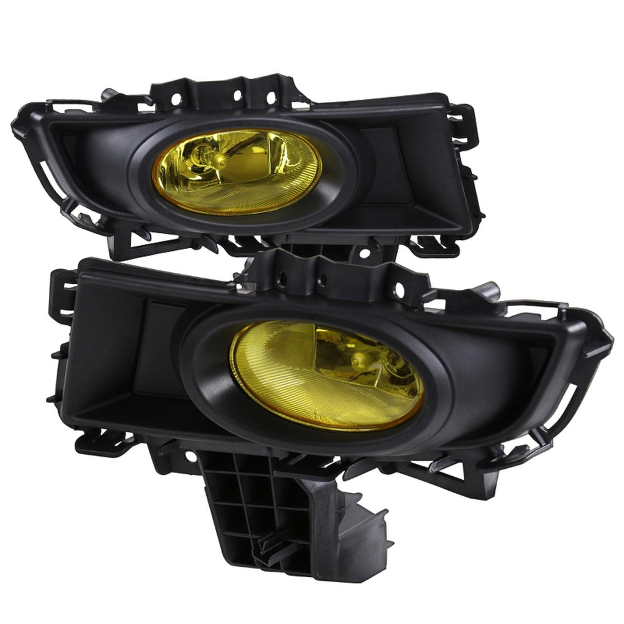 Spec-D OEM Fog Lights Mazda 3 Sedan (2007-2009) Chrome Housing - Clear or Yellow Lens