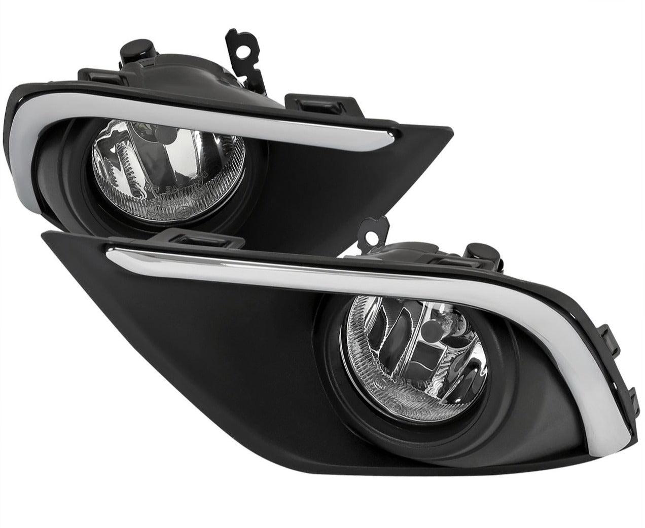 Spec-D OEM Fog Lights Mitsubishi Outlander (2016-2020) Chrome Housing - Clear Lens