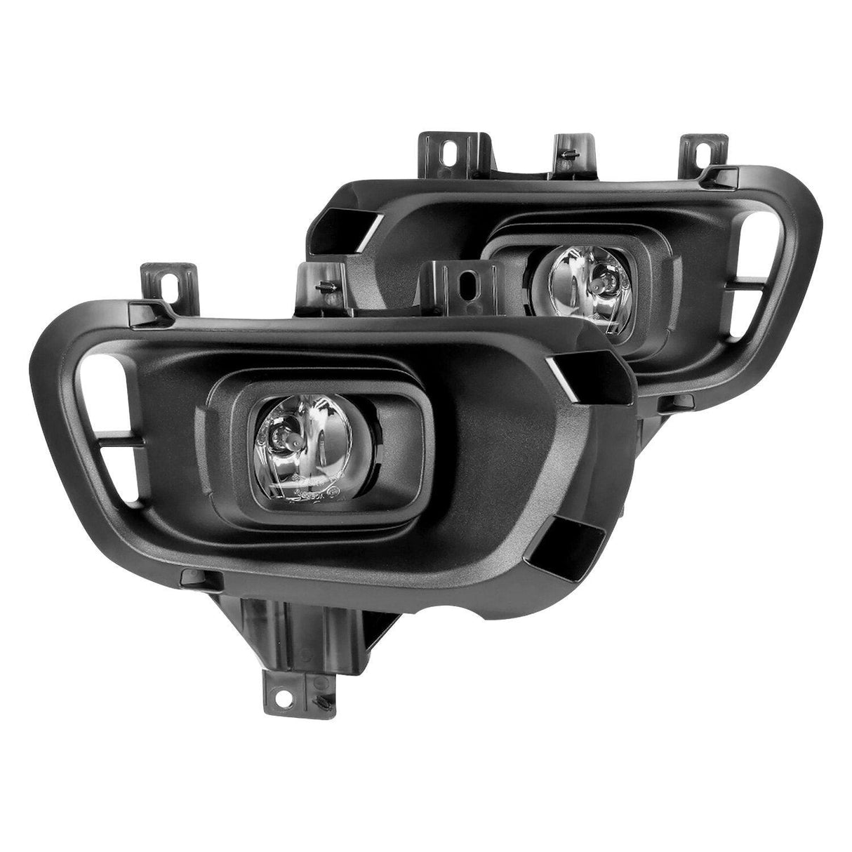 Spec-D OEM Fog Lights Ford Ranger (2019-2020) Chrome Housing - Clear Lens