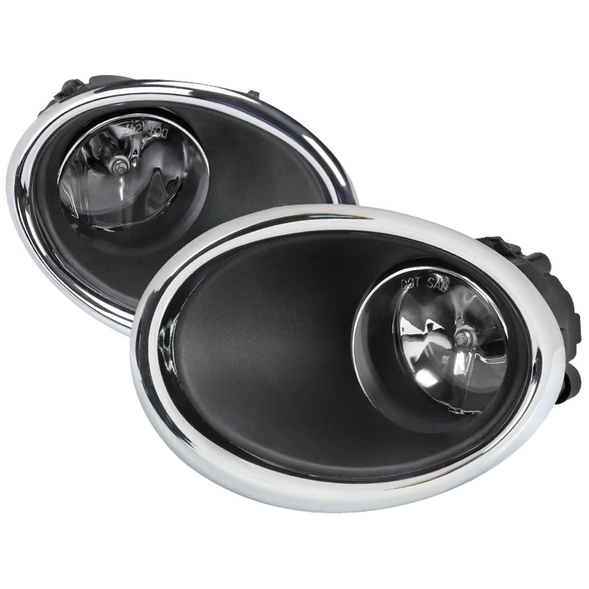 Spec-D OEM Fog Lights Nissan Rogue Sport (2017-2018) Chrome Housing - Clear Lens