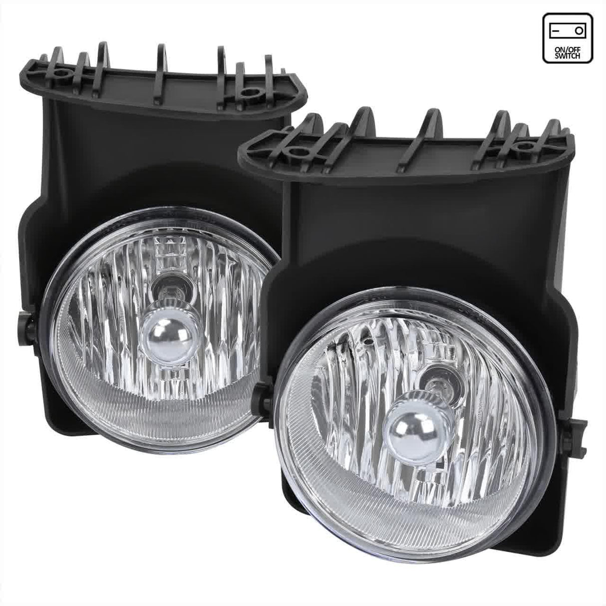 Spec-D OEM Fog Lights GMC Sierra (2003-2006) Chrome Housing - Clear or Smoke Lens