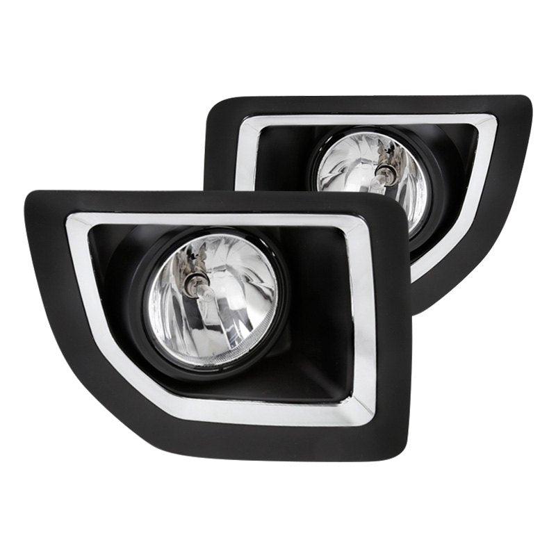 Spec-D Fog Lights GMC Sierra 2500HD/3500HD (15-18) Chrome Housing - OEM or LED Kit