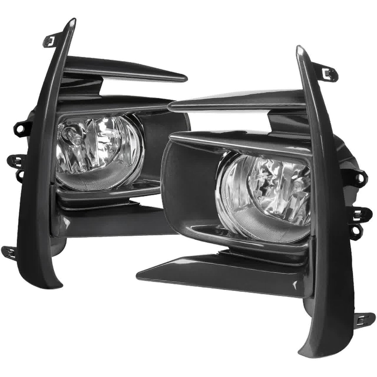 Spec-D OEM Fog Lights Toyota Sienna (18-19) Chrome Housing - Clear Lens