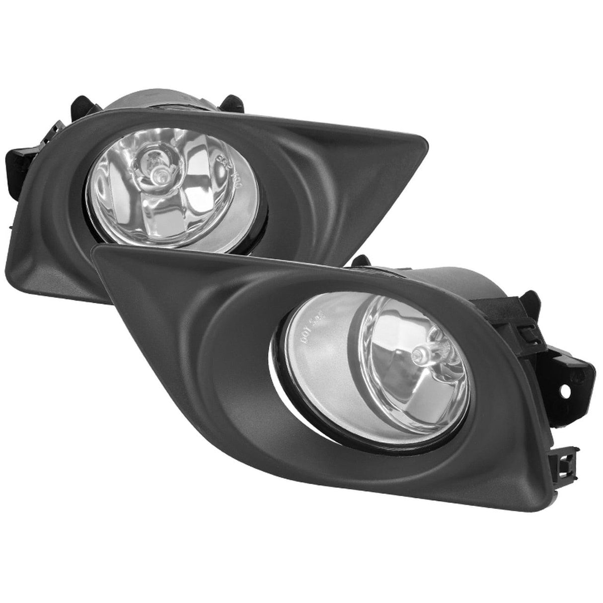 Spec-D OEM Fog Lights Nissan Versa (2012-2014) Chrome Housing - Clear Lens