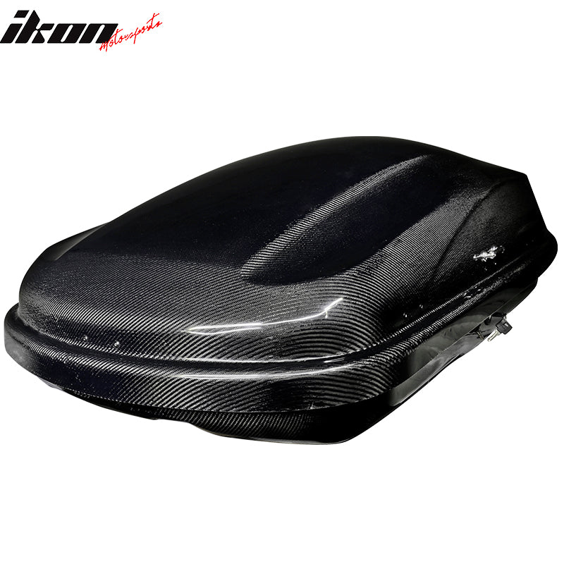 Key Lock Car Cargo Roof Box Luggage Roof Carrier 57*29*16 Carbon Fiber