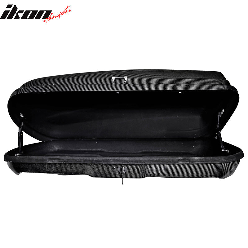 Key Lock Car Cargo Roof Box Luggage Roof Carrier 57*29*16 Carbon Fiber