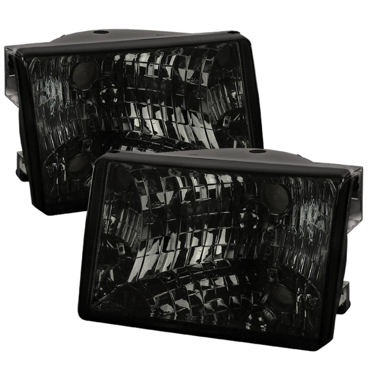 Spec-D OEM Replacement Headlights Jeep Grand Cherokee (1993-1998) Matte Black or Chrome Housing