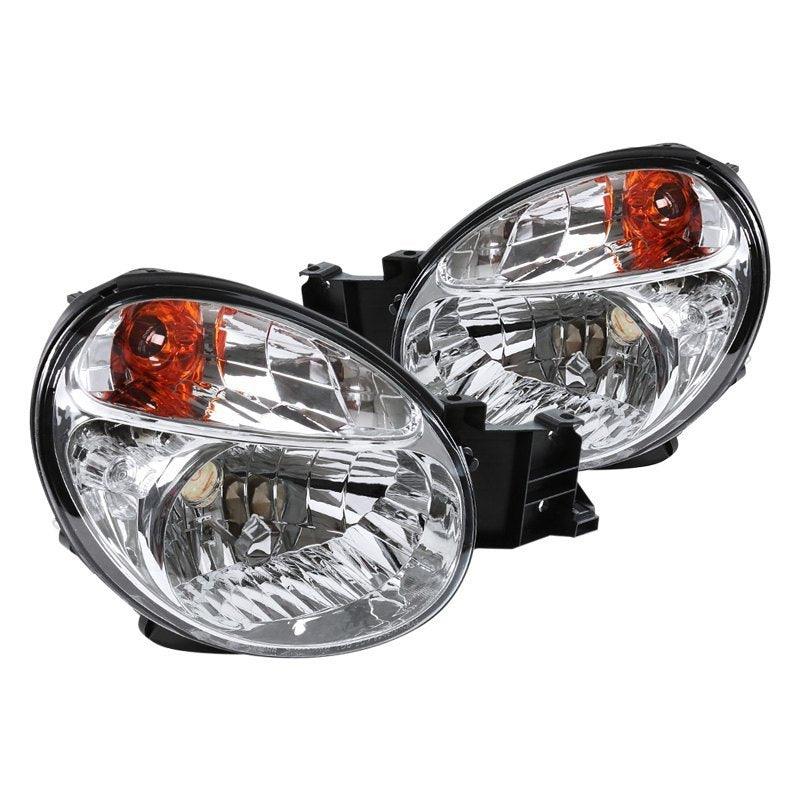 Spec-D OEM Replacement Headlights Subaru WRX (02-03) Bug Eye - Black, Chrome or Smoke