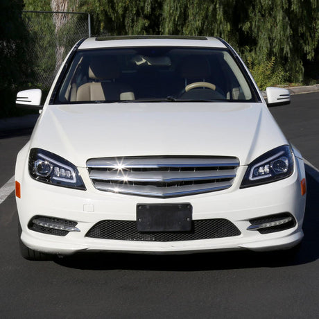 Mercedes C250 C300 C350 W204 Switchback Sequential Full LED Projector Headlights (2008-2014) - K2 Industries