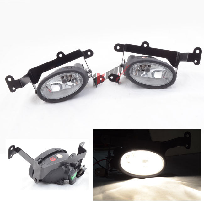 6000K Hid Fits Honda Civic 06-08 Coupe Clear Lens Fog Lights Kit RH LH