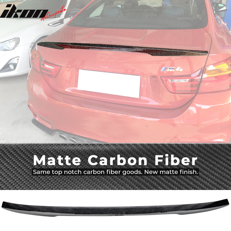 2015-2020 BMW M4 F82 Coupe VO Style Trunk Spoiler Forged Carbon Fiber