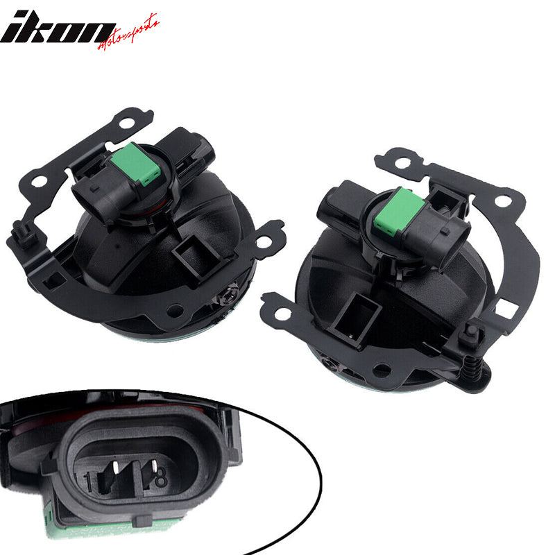 Fits 16-17 Mitsubishi Lancer Clear Daytime Running Light Fog Lights